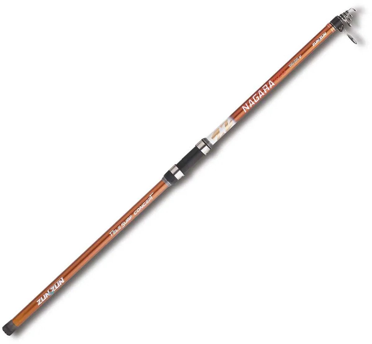 Zunzun Nagara Telescopische Surfcasting Hengel Goud 4.20 m / 100-200 g