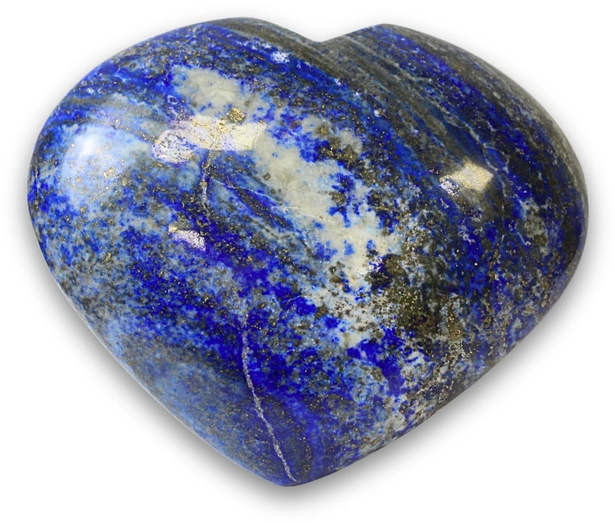 Ruben Robijn Lapis Lazuli edelsteen hart nr.27 n.n.b
