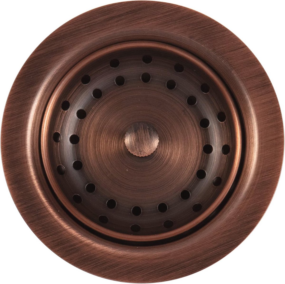 Keuken gootsteen 3,5 inch zeef met palen styled mand in antiek koper
