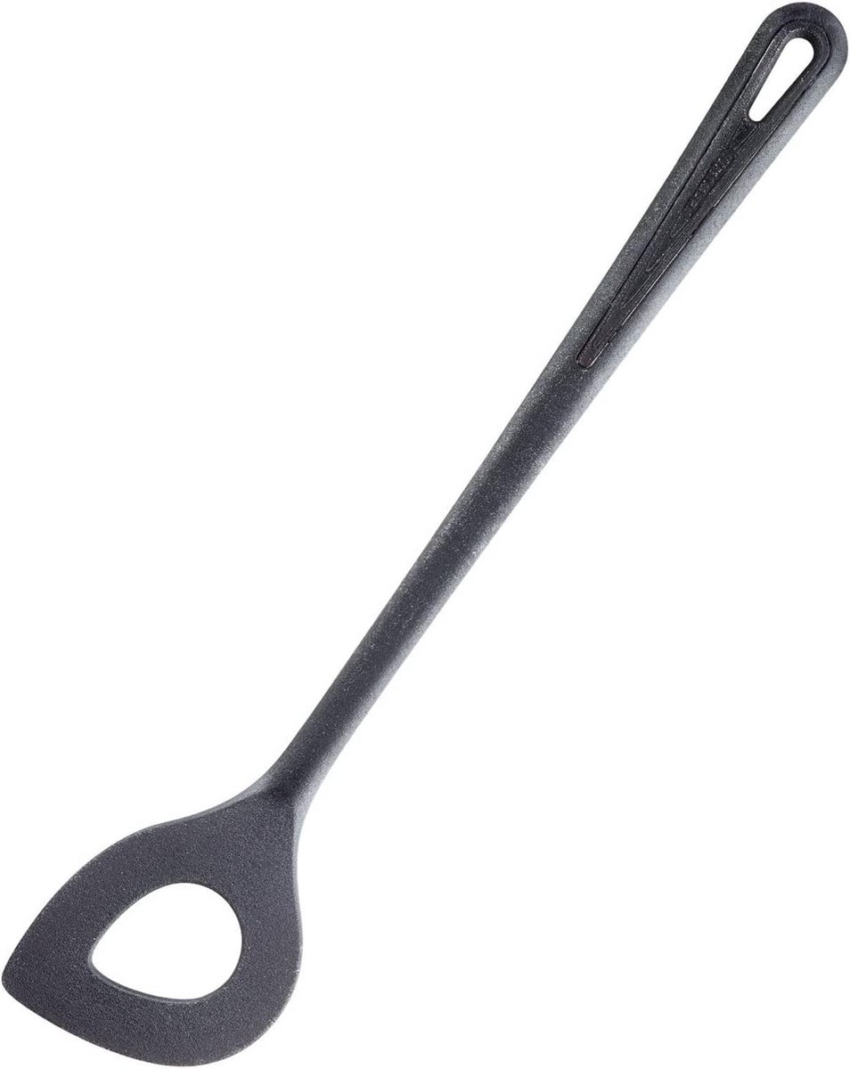 Hittebestendige Kooklepel tot 270 °C - 30 cm, Zwart