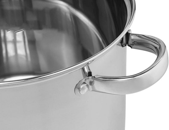Casserole Vapeur Oslo Ibili 24 Cm Acier Inox – Fond Diffuseur, Induction Compatible, 3.5L, Couvercle Anti-Condensation