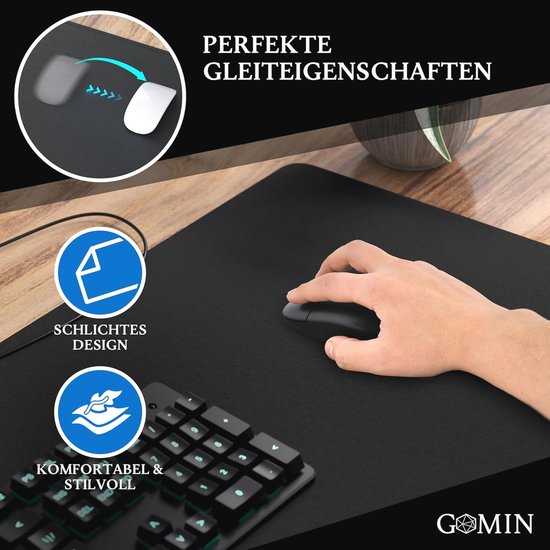 XXL Gaming Muismat 900 x 400 mm - Antislip en Naadloze Randen voor Verbeterde Snelheid en Precisie van Merkloos — afbeelding 5