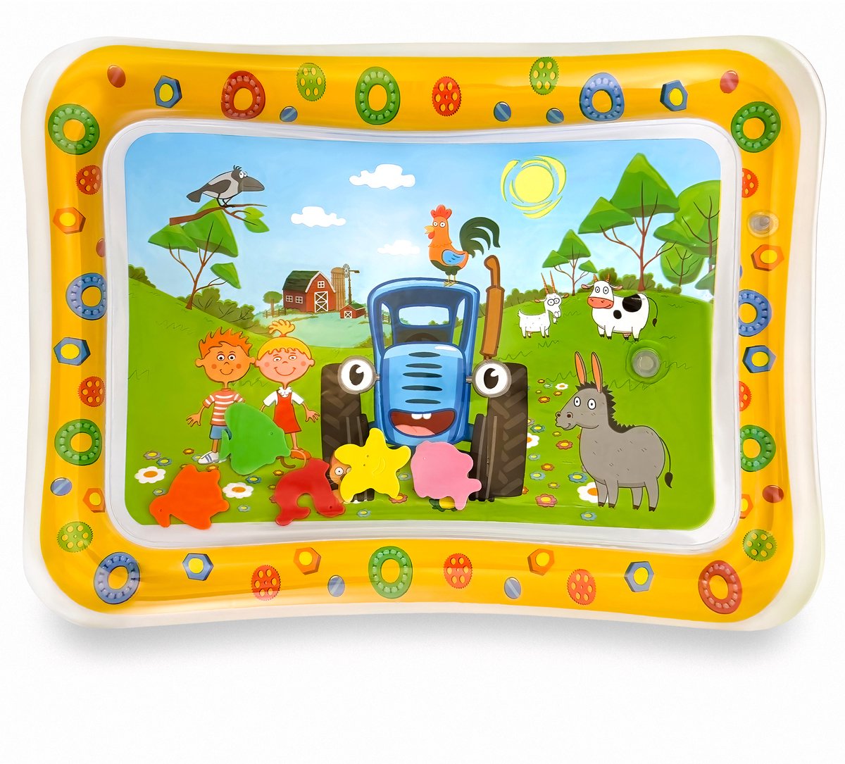 Dutsi Waterspeelmat Baby - Watermat 66x51cm - Geel