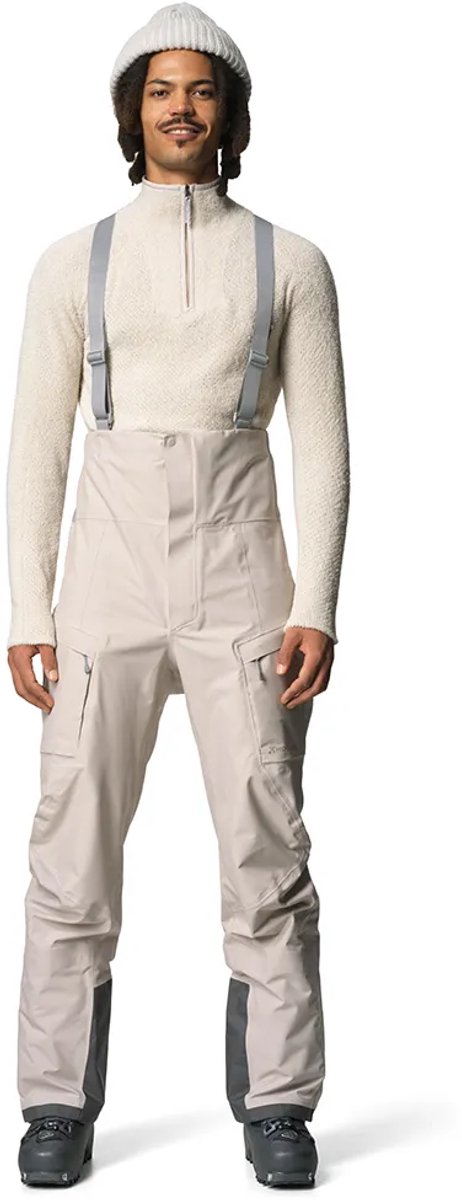 Houdini Rollercoaster Bib Broek Beige XL Man