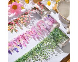 IMPERATORIS® 3 rollen Washi Tape Bullet/Junk Journal - Stickers Volwassenen - Plakband - 5cm - Washi Tape - bedrukte washi tape - decoratieve tape