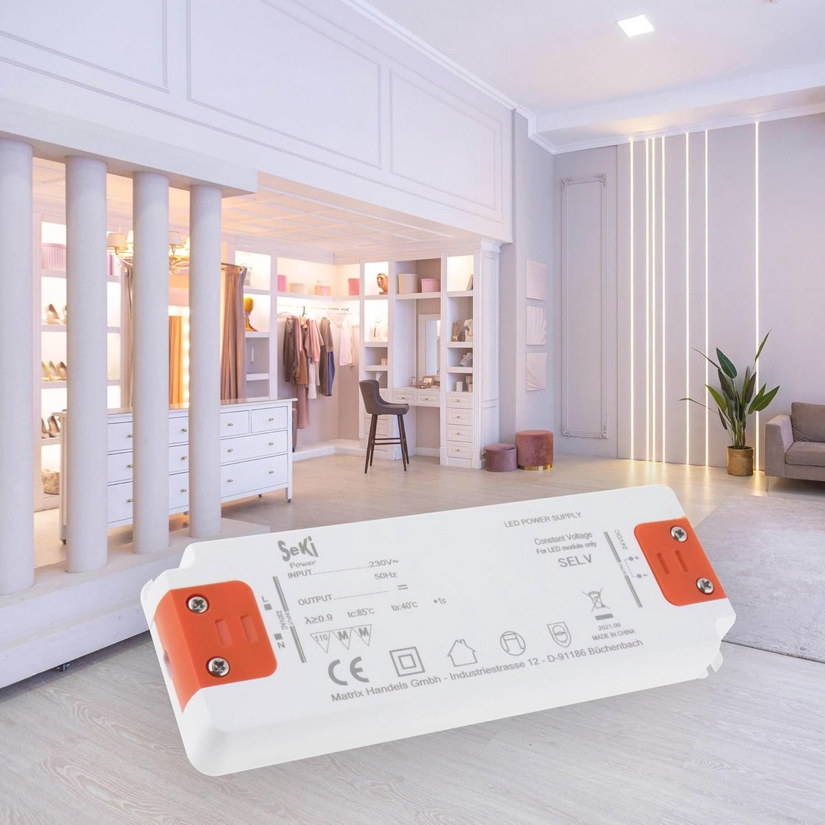 Voeding 24V 6,25A 150W - afbeelding 2