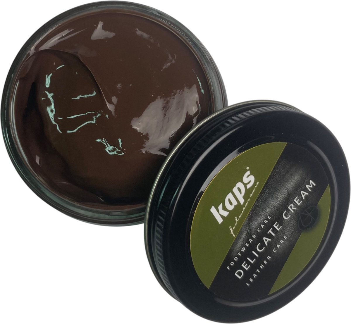 Kaps Schoencreme - schoensmeer - verzorgt het leer en geeft glans - (139) Midden Bruin - 50ml