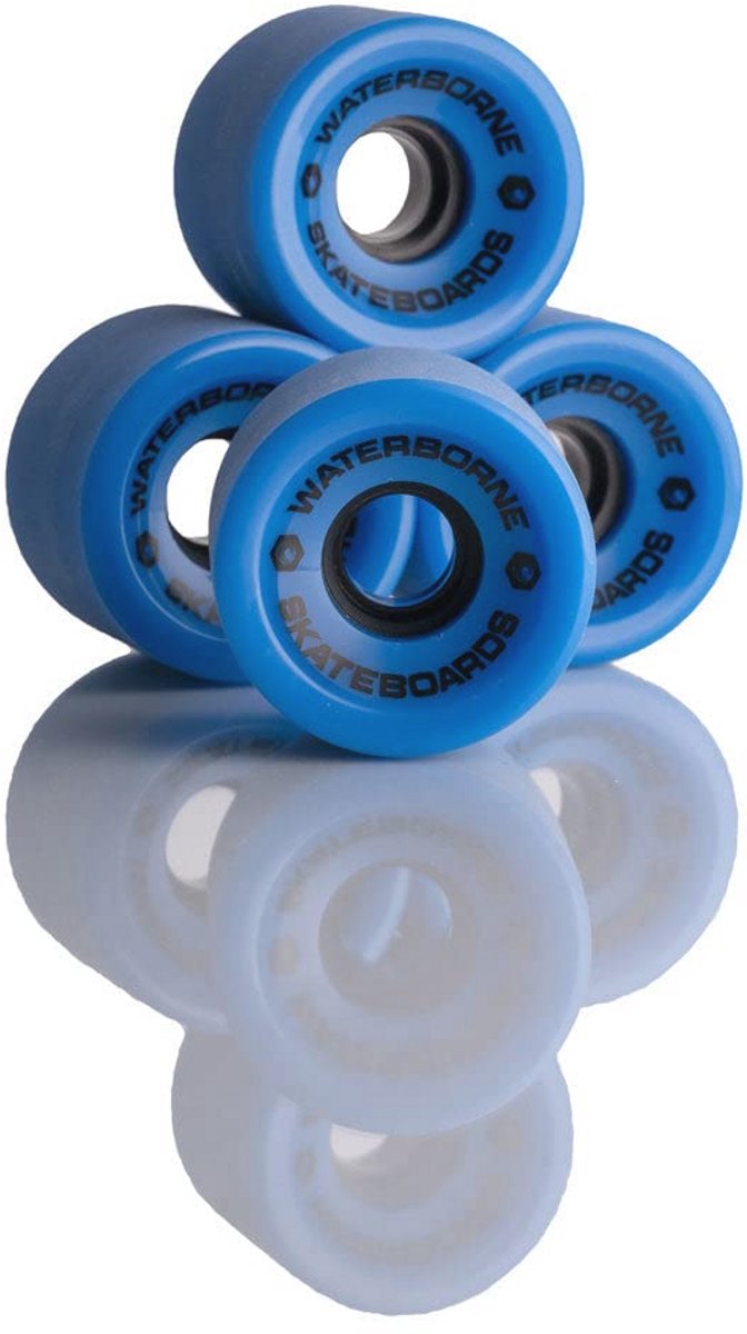 Surfskate Wielen 62mm x 51mm 80A Set van 4 Longboard Cruiser Wielen voor Freestylen Woon-Werkverkeer en Downhill Freeriden