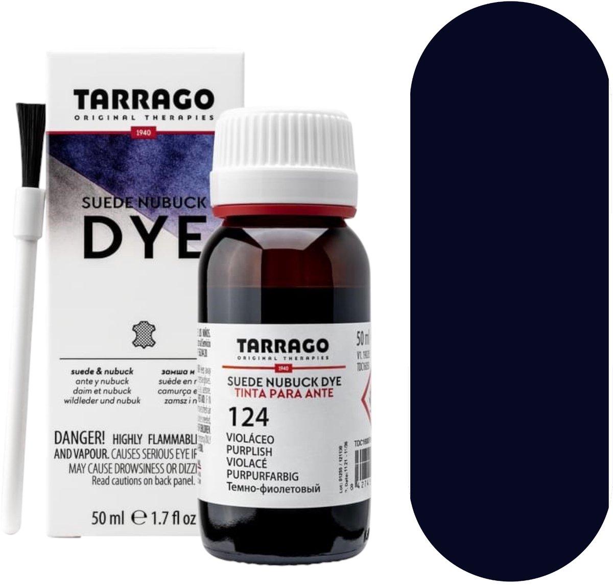 Tarrago suede dye - 017 - navy - 50ml