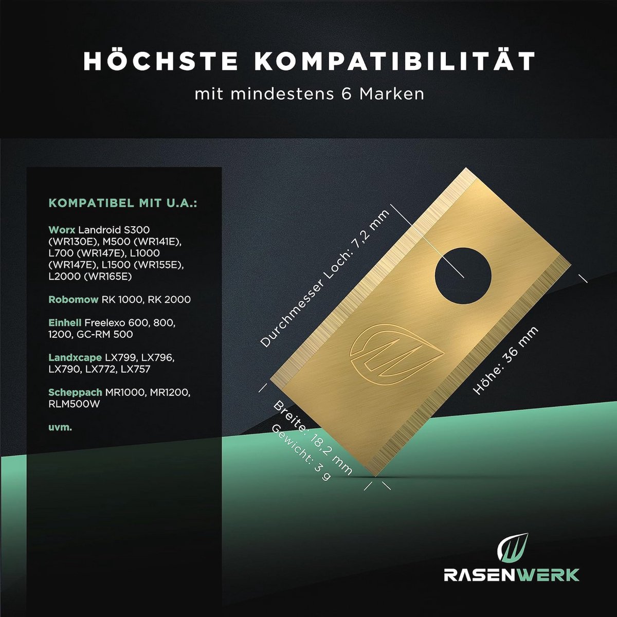 Hoogwaardige robotmessen met schroeven - Universele - afbeelding 3