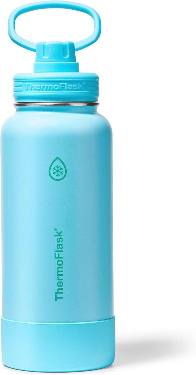Dubbelwandige roestvrijstalen thermosfles 946 ml - Lichtblauw