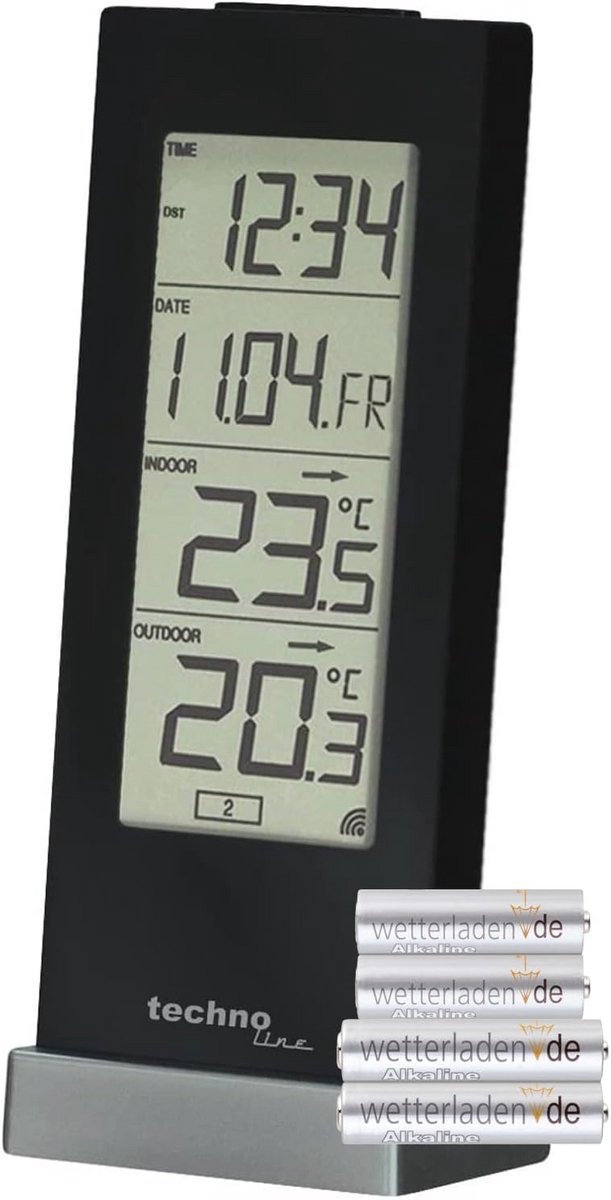 Digitaal Weerstation met Radioklok en Temperatuurweergave