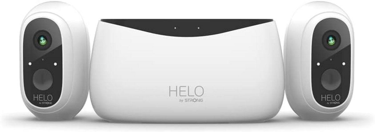 Full HD Draadloze Bewakingscamera met Basisstation - 2 Cameras, Nachtzicht, Accu tot 180 Dagen