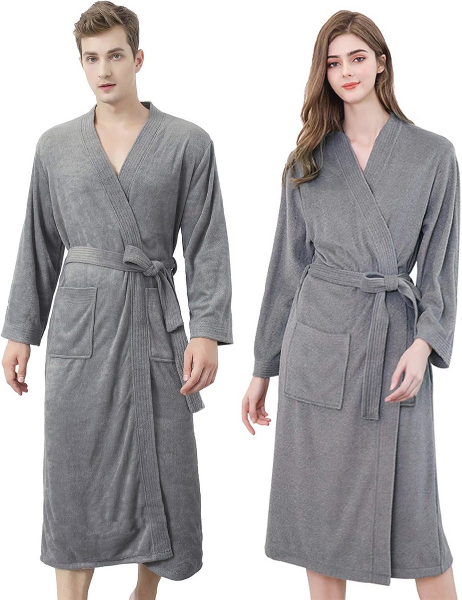 Xiang Ru Kimono badjas, dames heren badjas, badjassen voor koppels houdt van nachthemd voor alle seizoenen