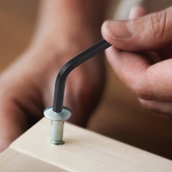 QUARKZMAN 10 Stück 5/64 Zoll Innensechskantschlüssel mit Flachkopf, SAE 45# Kohlenstoffstahl L-Form Schraubenschlüssel Reparaturwerkzeug für Zuhause Fahrrad Motorrad Reparatur, Silber
