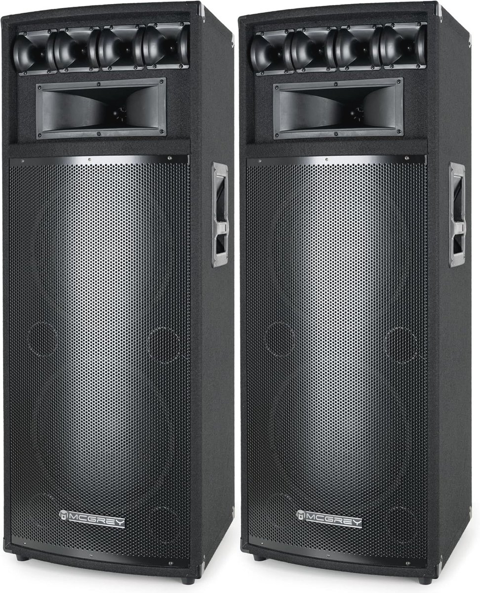 Passieve DJ-luidsprekers 800W - Ideale Geluidskwaliteit voor Feesten