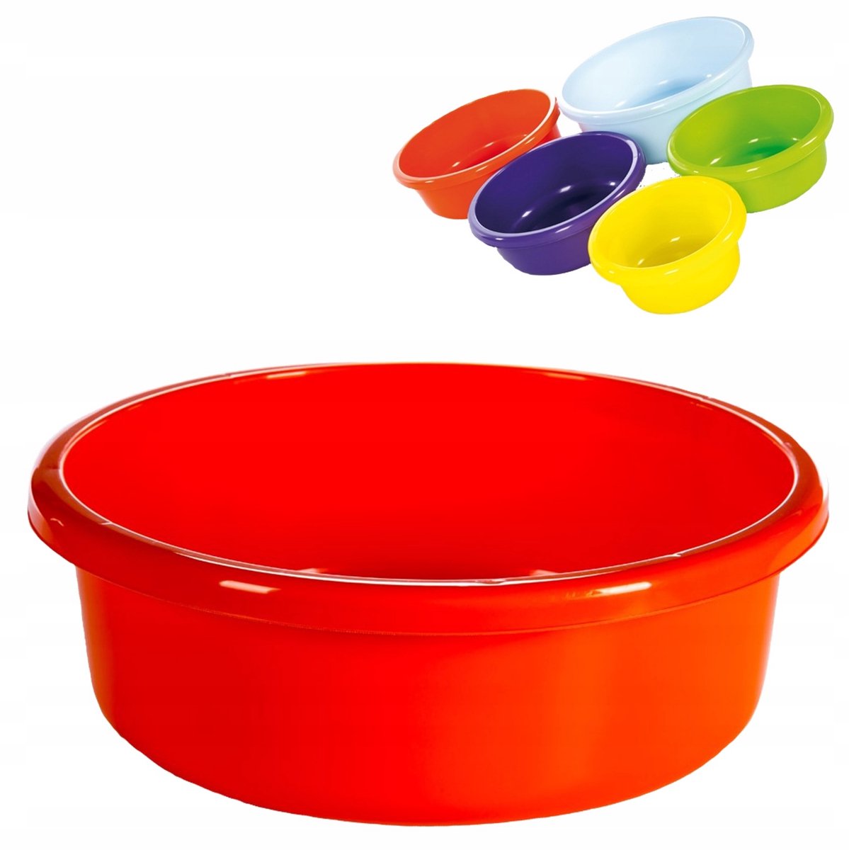 Sterke Rode Kom 4L - 26cm - Duurzaam Kunststof - Nederlands Product