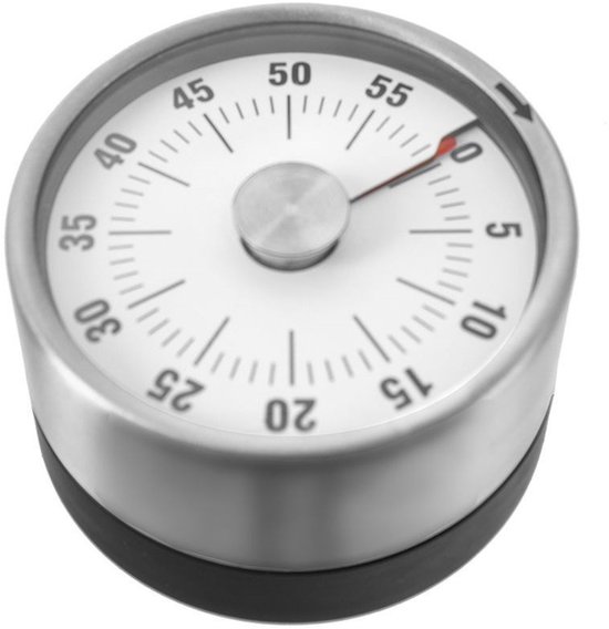 ORION - Analoge Keukentimer - Magnetisch - Roestvrij Staal - 6 cm van orion — afbeelding 3