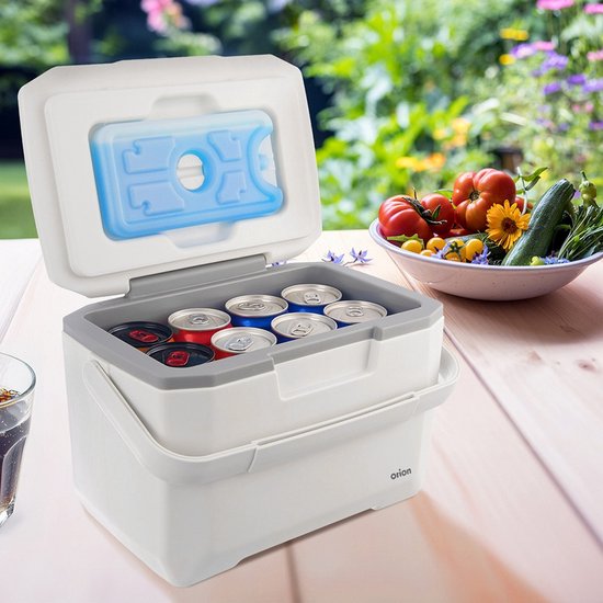 Orion - Koelbox - 5 l - Compact - Witte Kleur - Met Koelelement van Merkloos — afbeelding 3