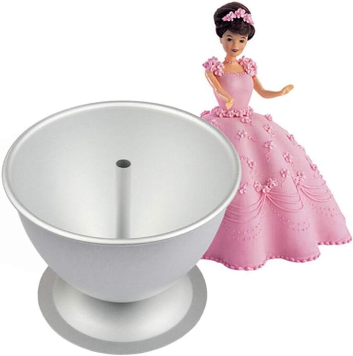 Prinsessenjurk Taartvormpje, Halve Cirkel Bakvorm Aluminium, Decoratie Bakbenodigdheden