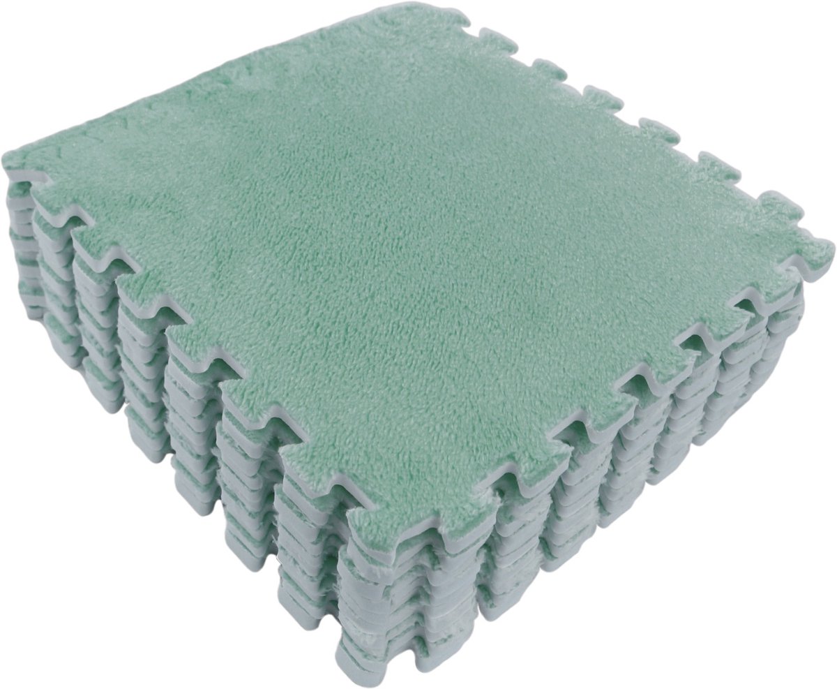 Eco Toys Stonegreen Pluche Schuimrubber Speelmat