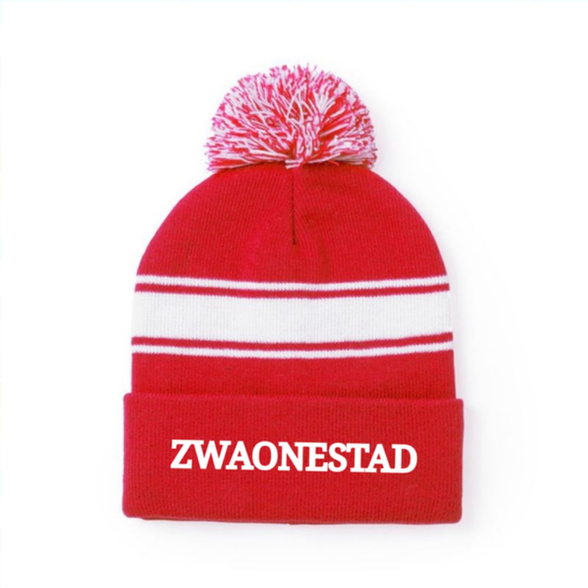 Huusse - Zwaonestad Muts Huissen - Rood-Wit