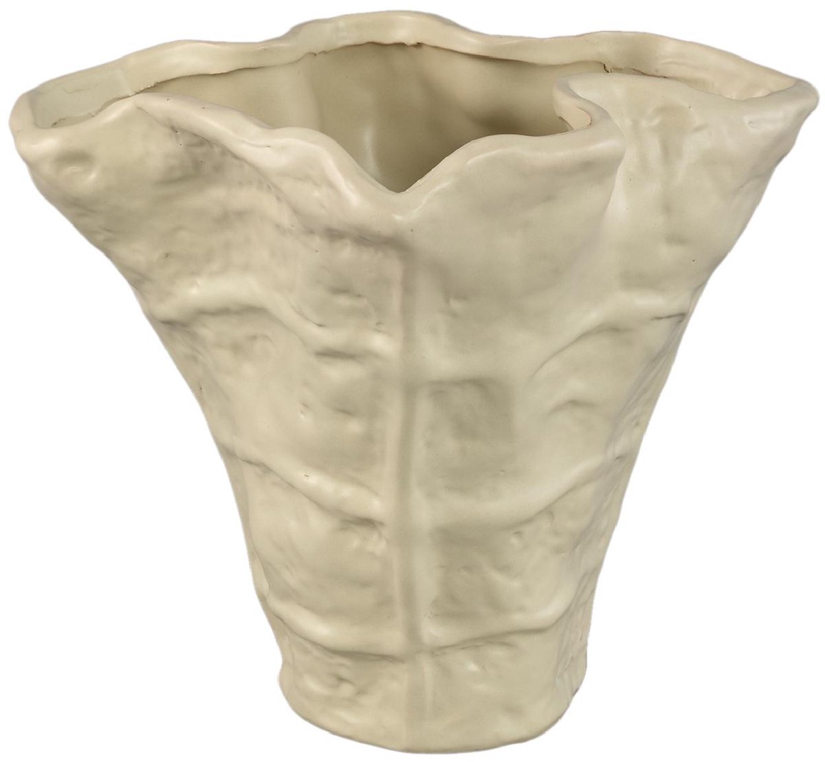 PTMD Vaas Reff - Beige - 27.5x24x25cm