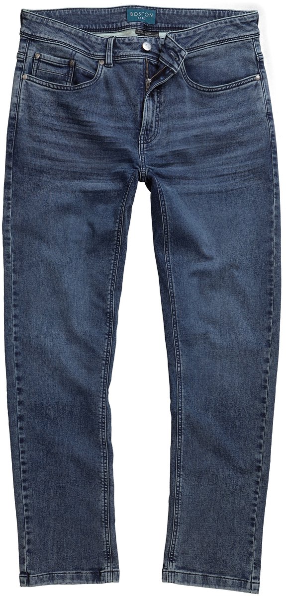 Boston Park - Heren - Jeans FLEXLASTIC® Buik-Fit Straight Fit - Donkerblauw denim - Maat 60