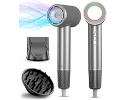 Royce Professionele Föhn - Föhn met Diffuser - Haardroger - Ionische Functie - Coolshot - Fohn met Diffuser en Nozzle