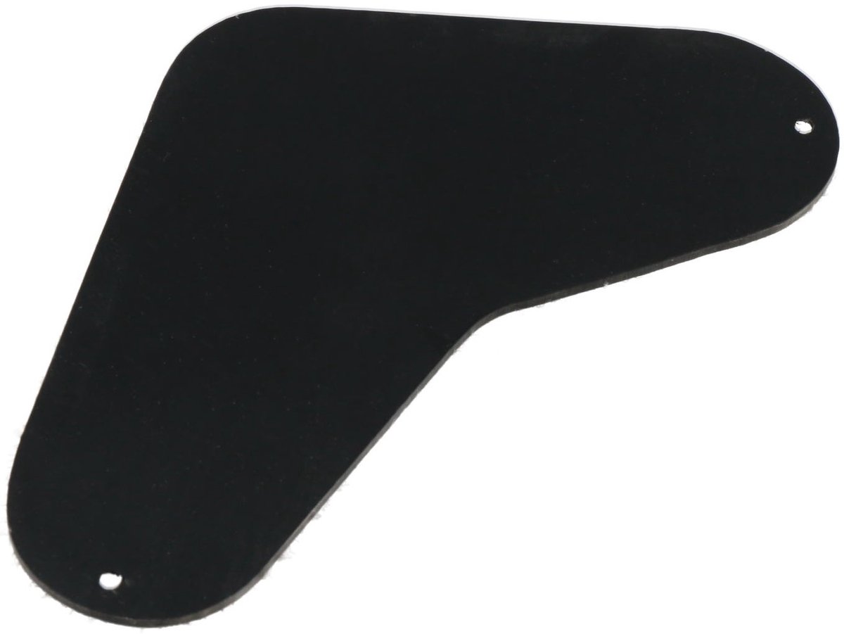 Backplate voor gitaar zwart Fazley 10685