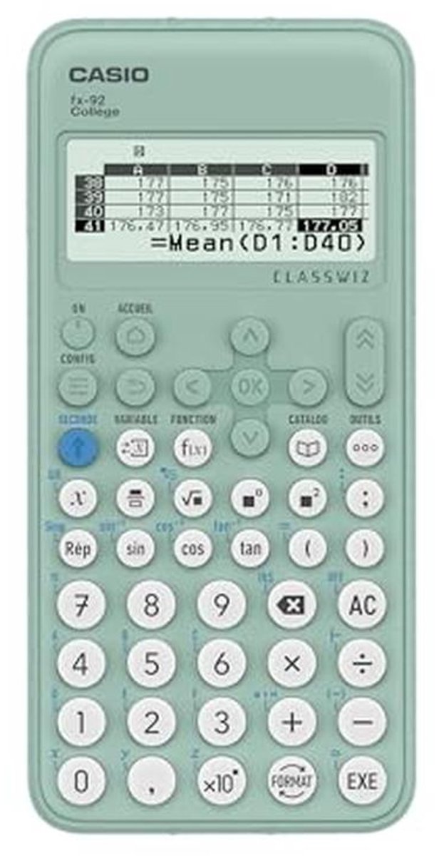 School Rekenmachine - College Calculator - Wiskunde Leren - Intuïtieve Ergonomie - N.v.t. - Groen