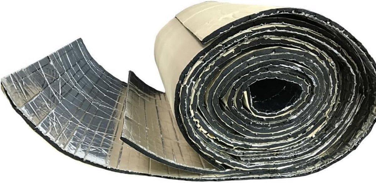 Zelfklevende Geluidsisolatiemat 50 x 300 cm voor Auto en Camper - Geluidsabsorberend en Warmte-isolerend