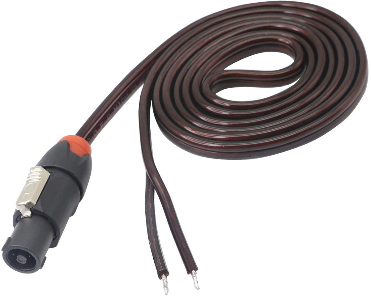 Speakon Luidsprekerkabel Blote Draad - 2M Audio Koord voor DJ/PA