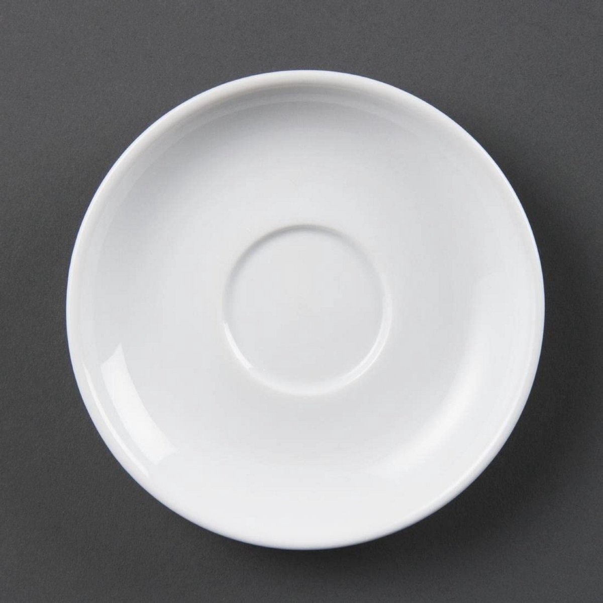 Espresso Koffieschotels Set van 12 - Wit Porselein, Oven-, Magnetron-, Vaatwasser- en Vriezerbestendig