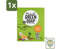 1 x Marcel's Green Soap - Dinner pack - Complete set - Perfect als cadeau- Schoonmaken Na Diner - Milieuvriendelijke Schoonmaak - Cadeau Voor Gastheer - Duurzame Schoonmaakpakket - Natuurlijke Schoonmaakproducten