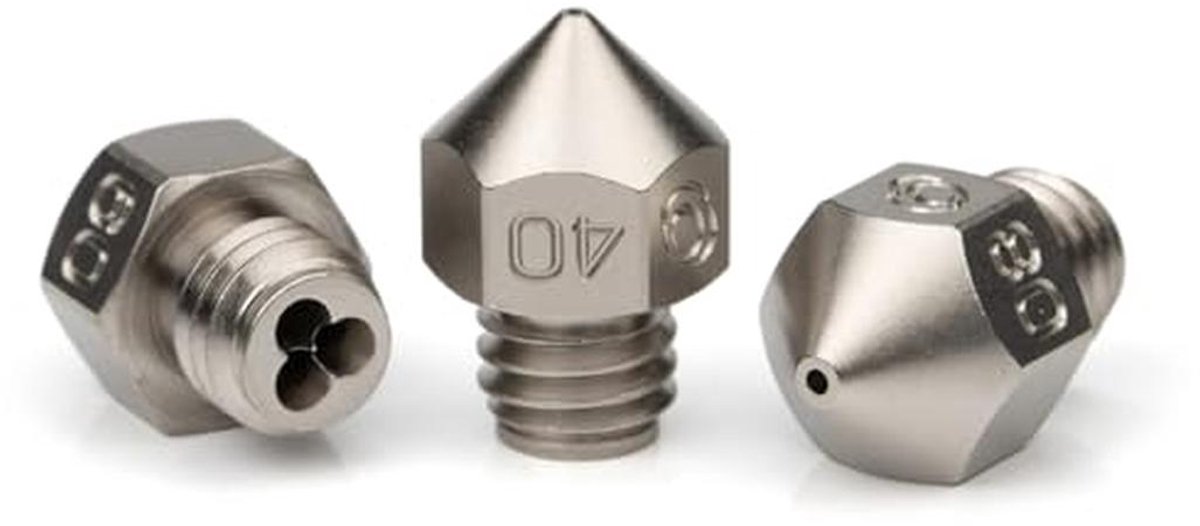 Gecoate Messing Spuitmond voor 3D Printer - 0,6 mm - 1 stuk