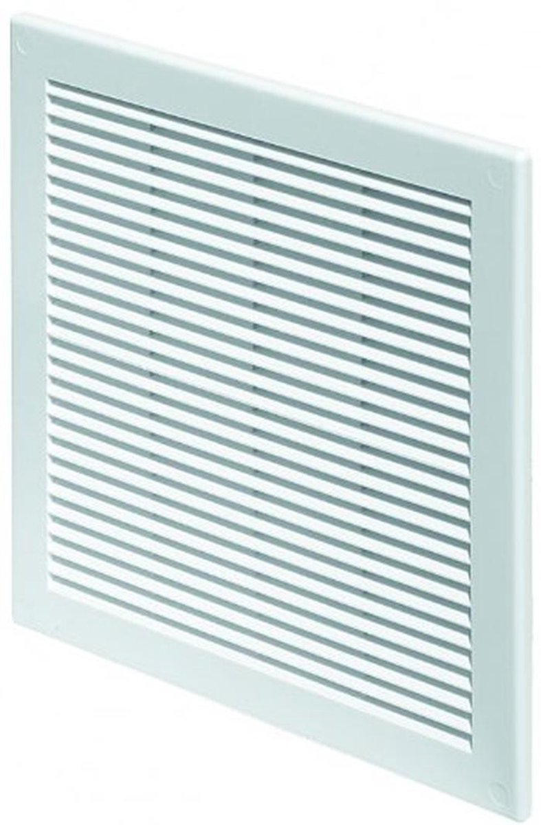 Ventilatierooster 15 x 20 cm voor Insectenbescherming - Witte Ventilatie Rooster