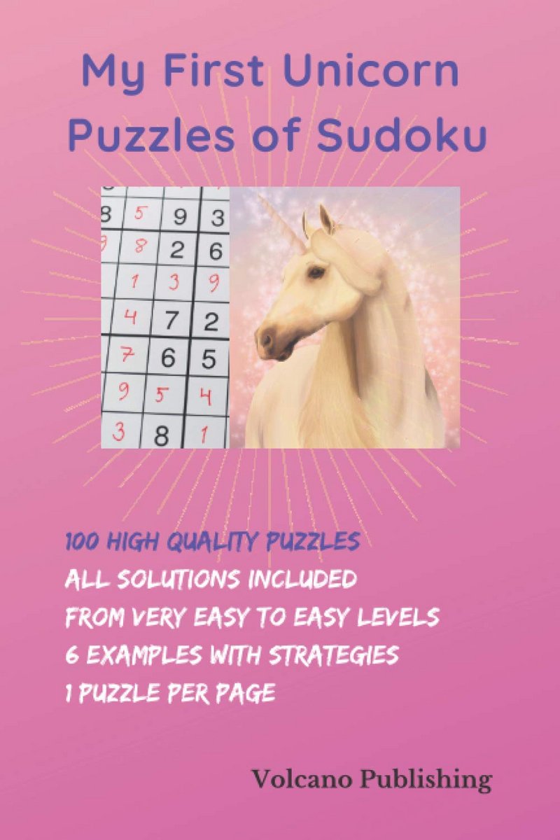 Eerste Sudoku Puzzelboek voor Kinderen Moeilijkheidsgraad Zeer Makkelijk tot Makkelijk