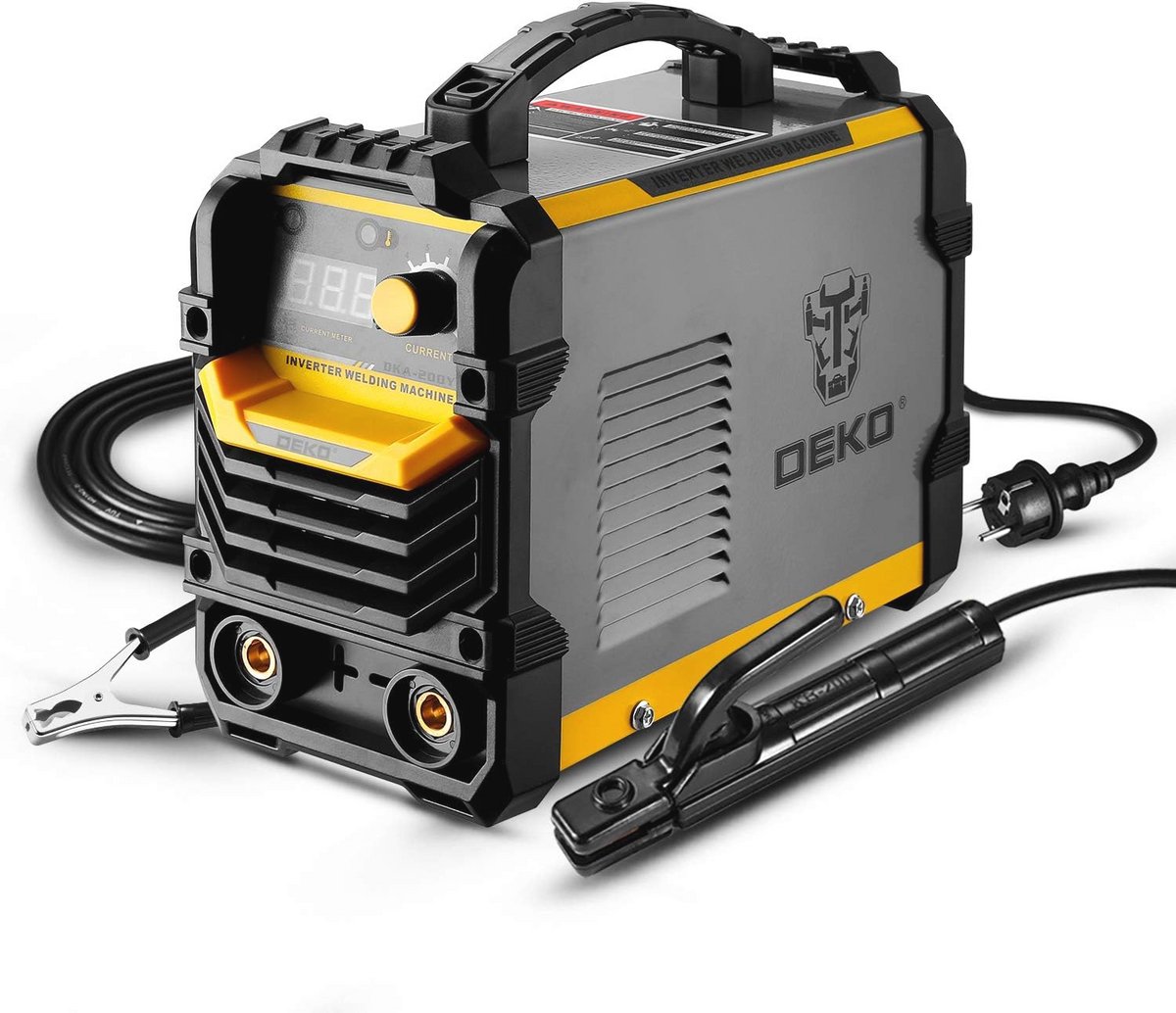 MMA Lasmachine 200A met Elektrodehouder en Voedingsadapter