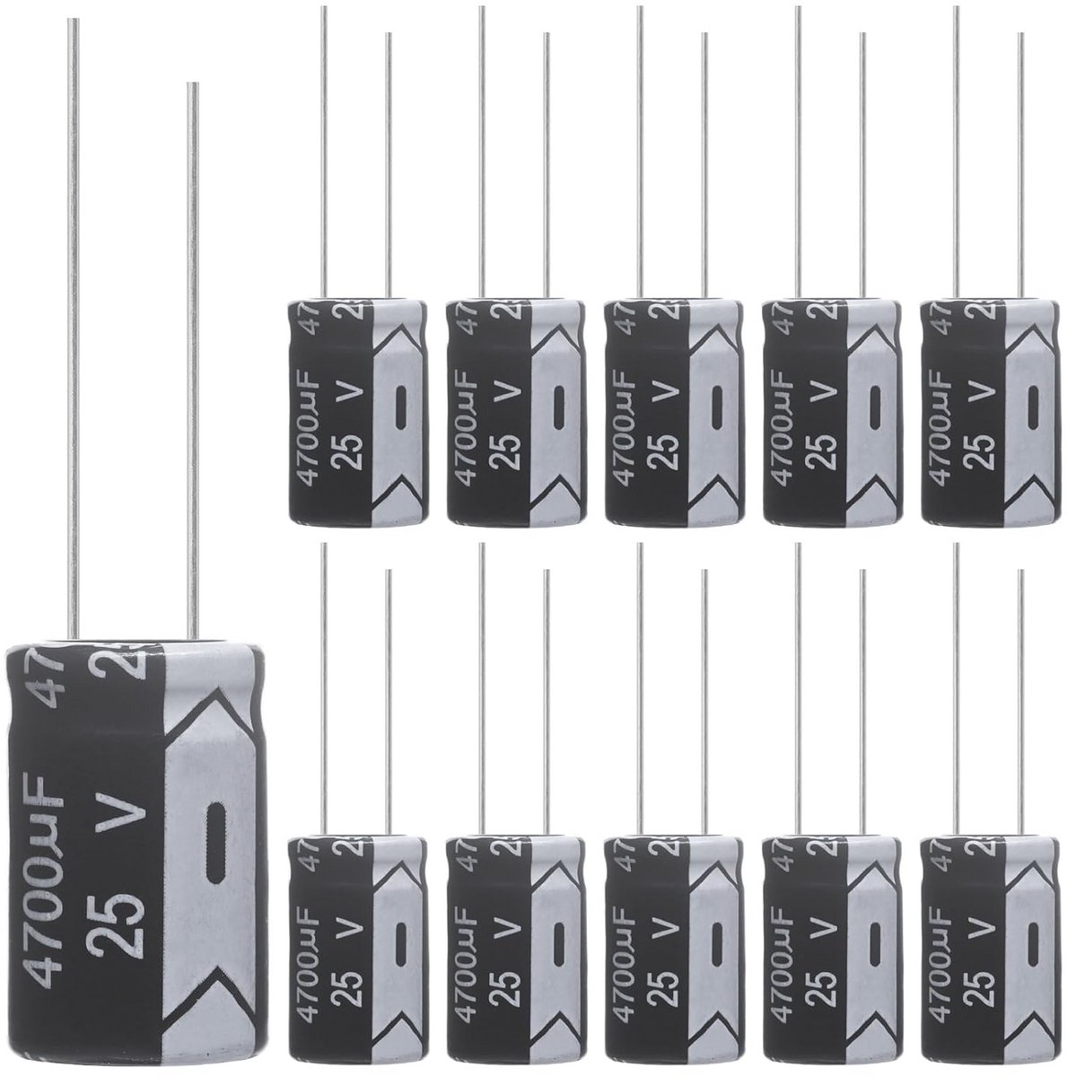 Elektrolytische Condensator 4700uF 25V - 10 Stuks
