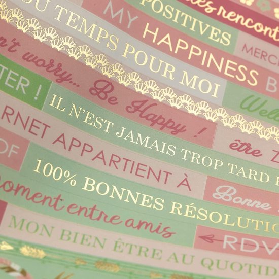 Bullet journal stencil set - België