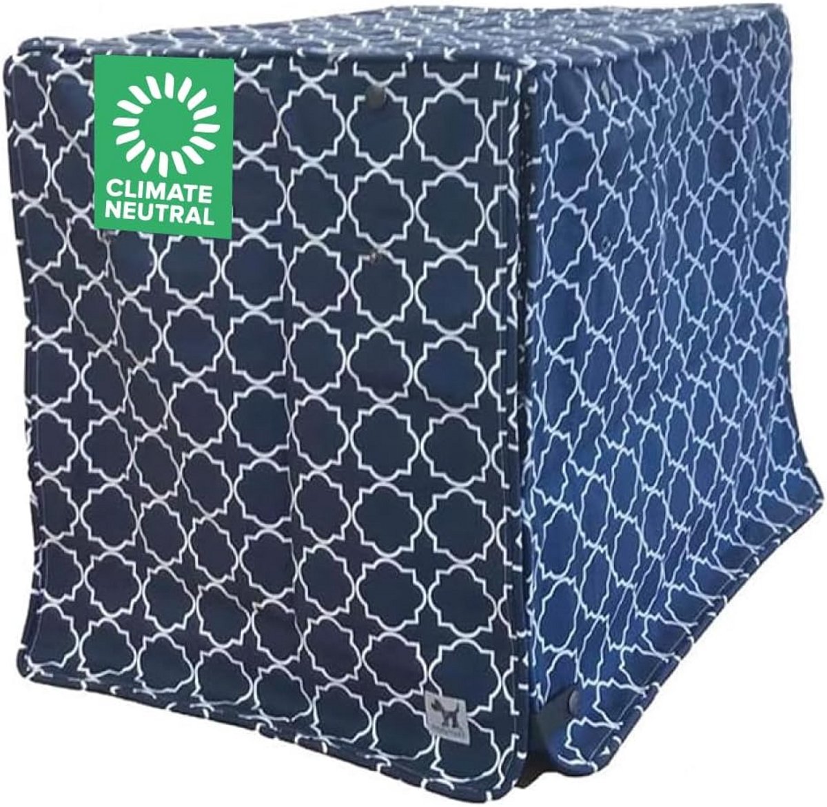 Hondenbenchhoes van 100% katoen met oprolbare panelen - Wasbaar en duurzaam - Ideaal voor honden- en kattenbench - 24 x 18 x 21 inch