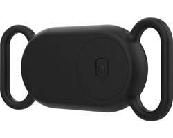 Go Go Gadget - Siliconen case - Geschikt voor Samsung Galaxy SmartTag2 - Huisdier case - Halsbanden tracker - Zwart