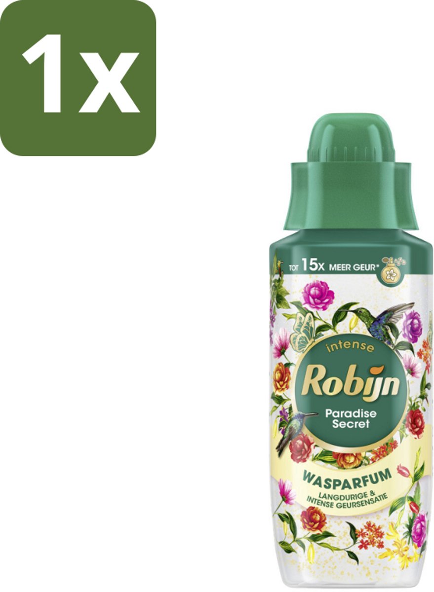 1 x Robijn - Paradise Secret - Wasparfum - 342 ml - Wasparfum - Wasmiddel - Geur - Wasbeurt - Wasverzachter