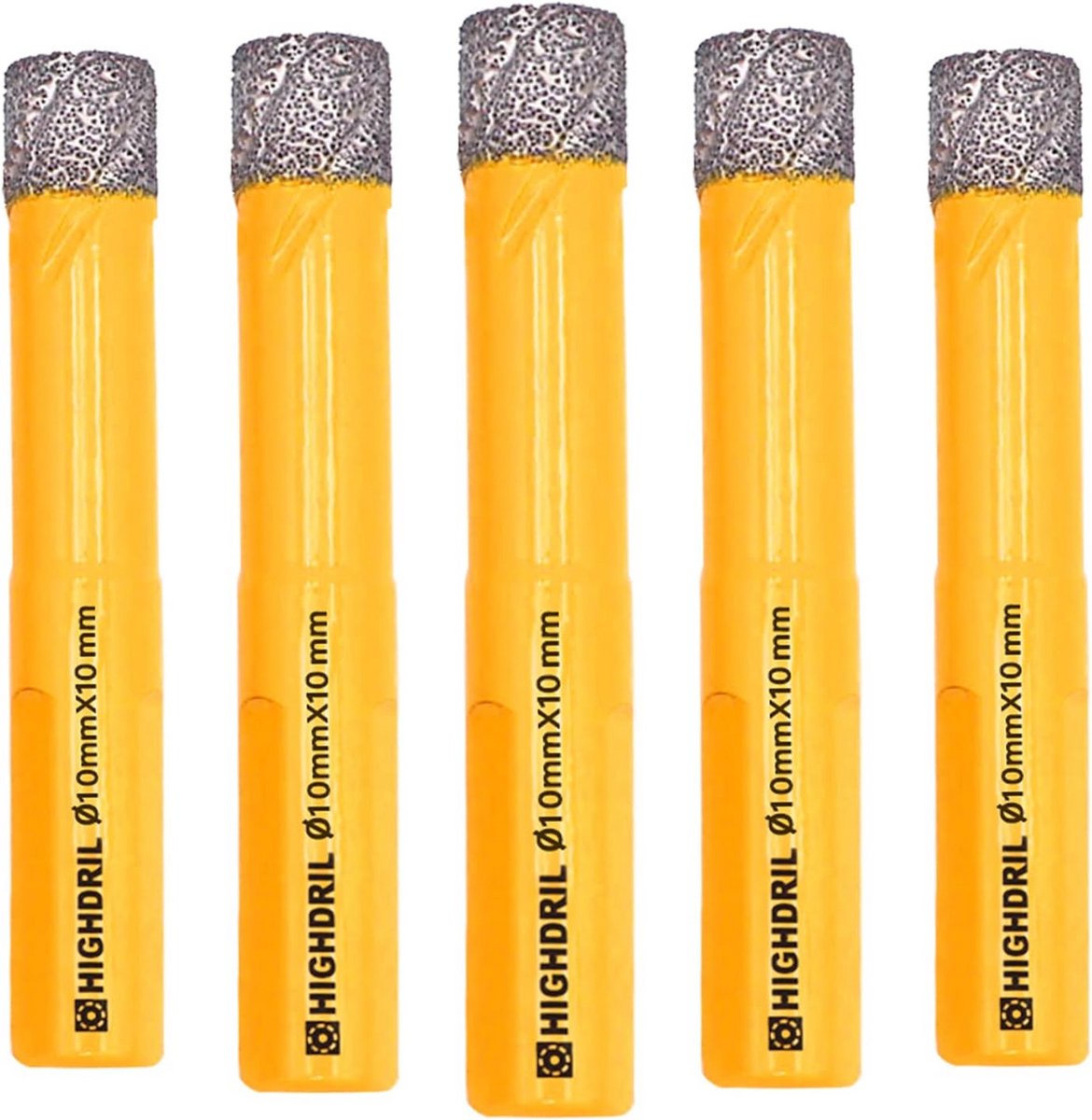 Diamantboor 10 mm - Professionele Tegelboor met Driehoekige Schacht - Vacuümgesoldeerde Gatenzaag voor Beton, Graniet, Marmer en Glas