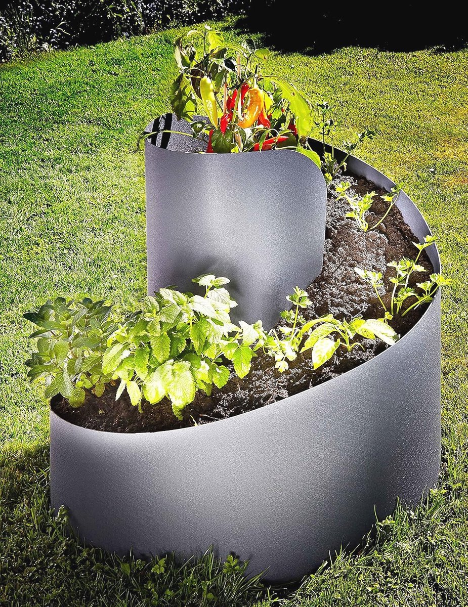 Kruidenspiraal 35 cm x Ø 55 cm - Ruimtebesparend Kruidensysteem voor Tuin en Balkon