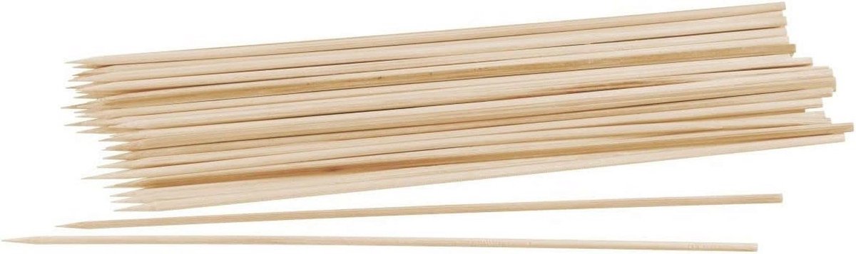 Houten Grillspiesen Set van 35 - FSC-gecertificeerd - 30 cm