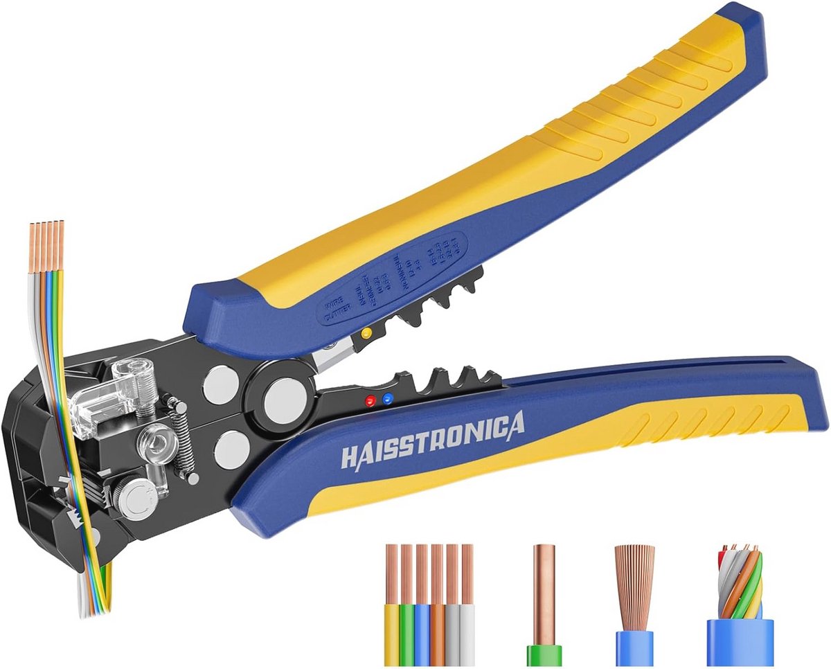 Automatische Draadstripper en Krimpgereedschap voor AWG 24-10