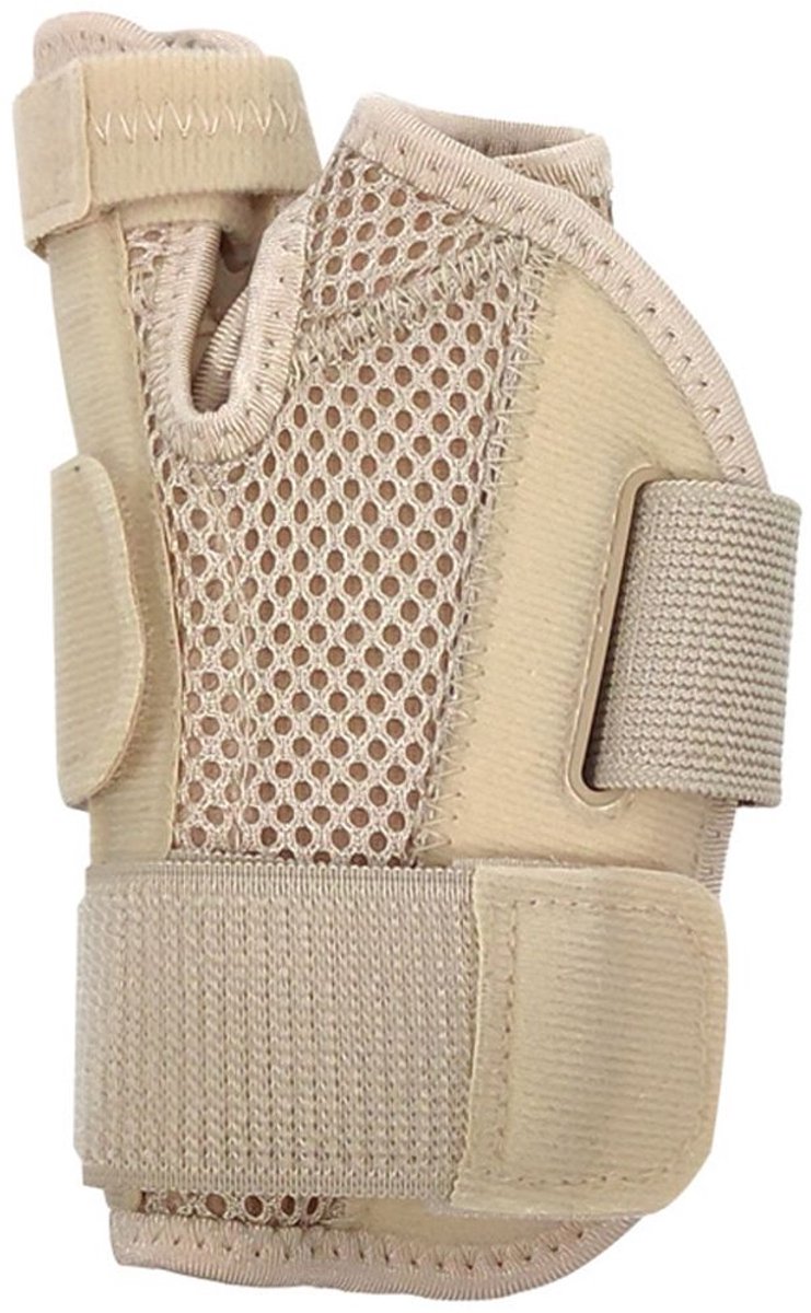 Duimbandage, polsondersteuning, linker- en rechterduimspalken, ademend (beige)