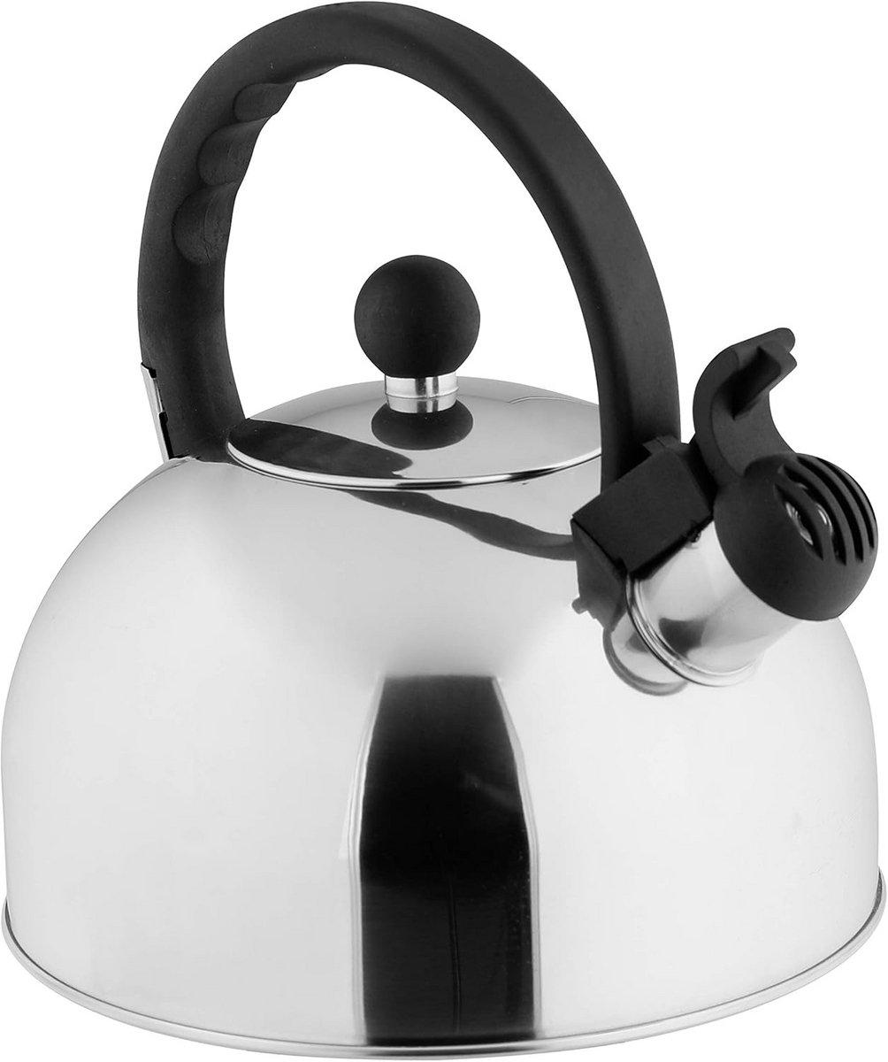 RVS Waterkoker met Fluitfunctie en Sandwichbodem voor Snel Koken